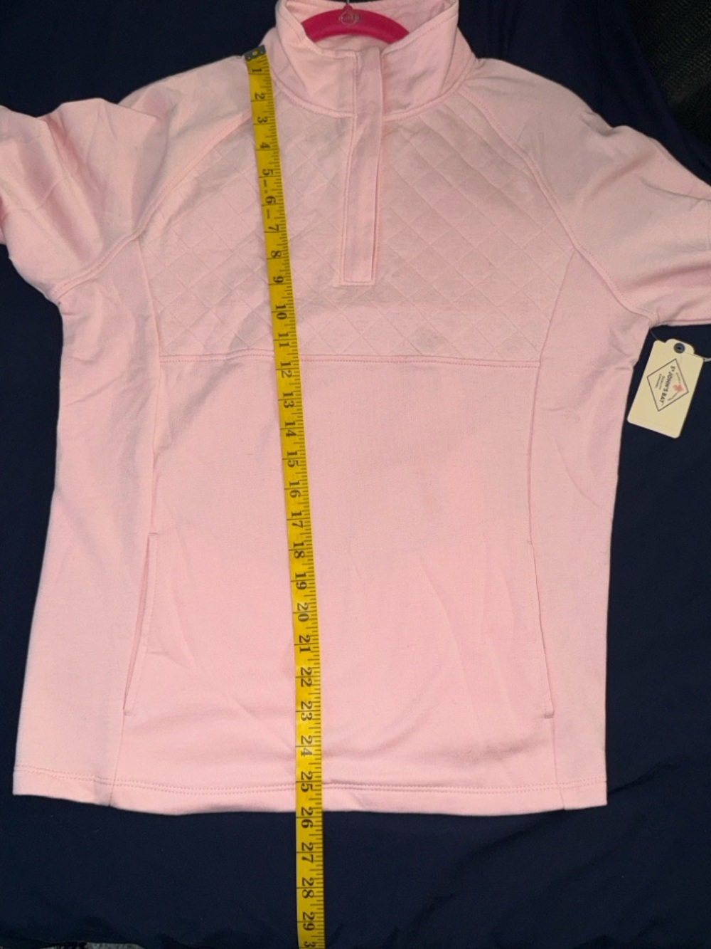 St. John’s Bay Quilted Fleece Pullover - Pink